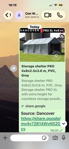 Dancover Storage Tent
