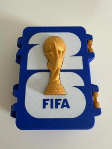 3D Printed FIFA 26 Sticker Storage Box (Blue Edition)