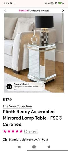 Lamp tables