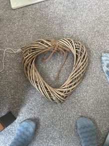 Willow heart wreath