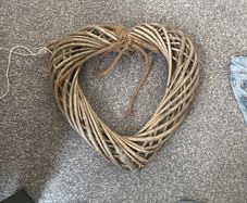 Willow heart wreath