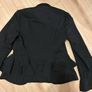 TOP SHOP -black jacket with fringe - size UK8 Image 2