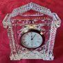 Original And Authentic Waterford Crystal Footed Mantle Clock Made In Ireland Image 2