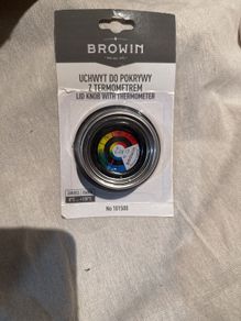pot lid knob with thermometer