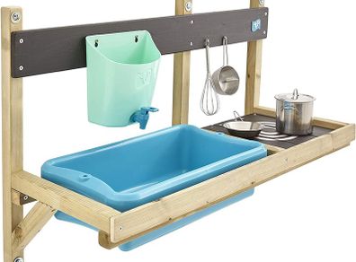 Deluxe Mud Kitchen Playhouse Accessory, Multicolor , Green