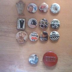 Vintage Madness Badges UB40 Shakin Stevens.