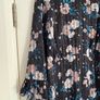Monsoon Size 24 Navy Dress with Floral Print Image 2