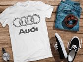 Audi logo t-shirt carbon fiber t-shirt audi t-shirt cool audi carbon t-shirt