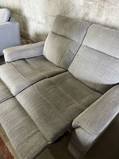 Grey 2 seater recliner set
