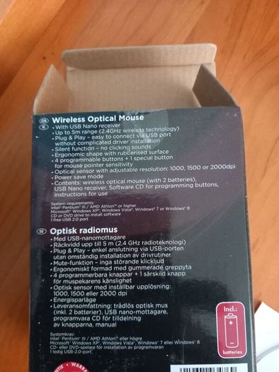 2 wireless optical mouses & portable cassette converter