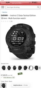 Garmin instinct 3 solar tactical 50mm