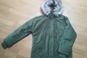 H&amp;M warm winter parka in khaki
