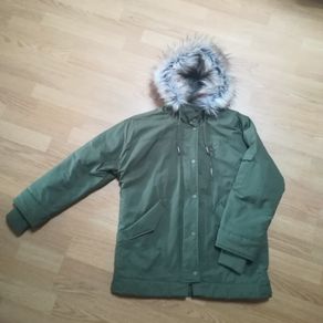 H&M warm winter parka in khaki
