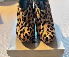 Dune Leopard Ankle Boots