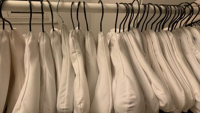 Red Valentino Cotton covered plastic hanger