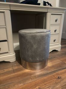 Velvet Ottoman