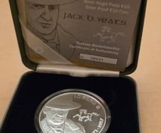 60X Jack B Yeats 10 Euro Silver Proof Coin 2012 From The Irish Central Bank Silver 1oz ounce coin.