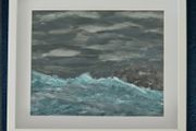 Fine art abstract painting (Fanore beach)