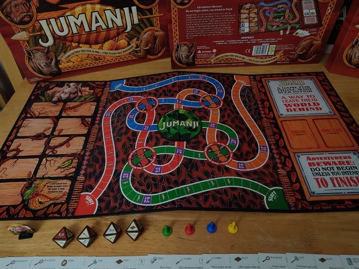 Jumanji ! The Board Game ! Complete ! by Columbia Pictures !