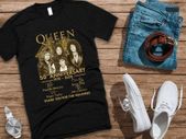 Queen 50th Anniversary 1970-2020 T Shirt