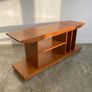 Vintage Mid Century Teak Media Unit / Vinyl Record Cabinet / TV Stand Image 2