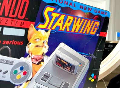 Nintendo SNES Starwing Console - Boxed and Beautiful