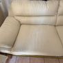 Italian Leather 3 Piece Suite  2 Seater Sofa + 2 Armchairs Image 3