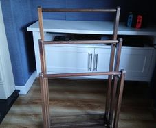 Dark Wooden towel rack bought off amazon