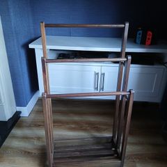 Dark Wooden towel rack bought off amazon