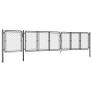 Garden Gate Steel 100x495 cm Anthracite Image 2