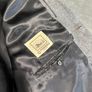 Men's Gray Double-Breasted Herringbone Coat Image 7