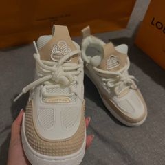 LV Trainer Sneakers  Beige & White  EUR 38