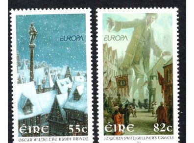 2010 Ireland Europa (Children's Books: 55c The Happy Prince & 82c Gulliver's Travellers) Commemorative Stamps Mint Never Hinged (MNH)