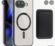 Google pixel 9a clear magnetic case with mag wallet