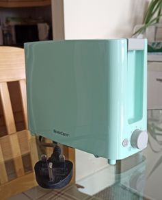 Mint green Silvercrest toaster for one slice