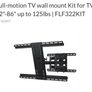 Tv Wall Mount Full Motion Image 6