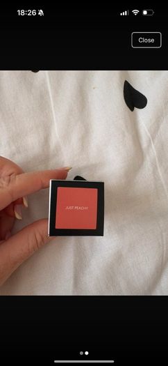 bare minerals cheek and lip stick just peachy