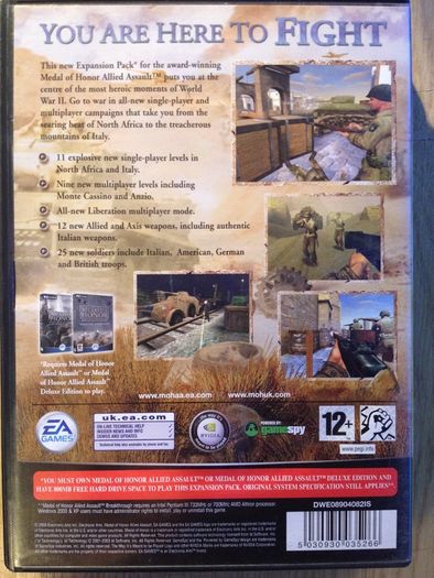 Medal Of Honor: Allied Assault - Breakthrough (Expansion Pack) [2003] (PC Game)