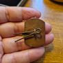 Vintage Military Bi-Metal Royal Army Dental Corps Officers Badge Image 4