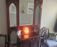 Cabinet with 2 chairs