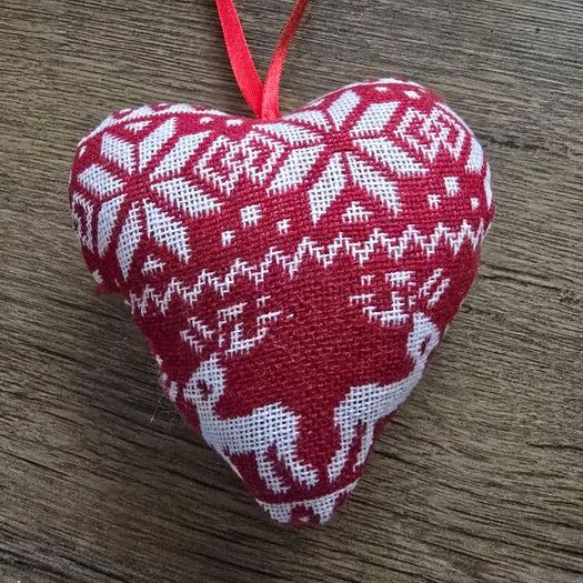 Fabric Christmas ornament