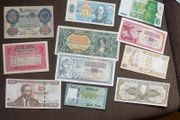 Lot of 11 World Banknotes from Circulation.N0 8..1907-2004.