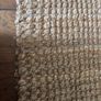 190 by 290 app woven brown rustic jute sisal hand knotted rug Image 4