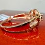 Diamond 9K (375) Yellow Gold SGL Certified Natural Champagne and White Diamond Ring Image 8