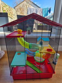 hamster cage & accessories