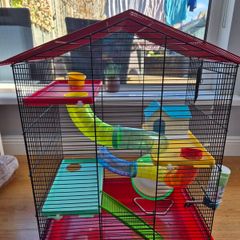 hamster cage & accessories