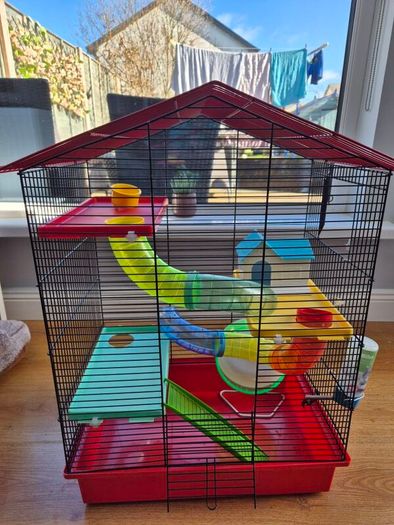 hamster cage & accessories