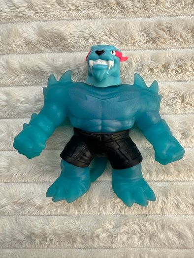 Mr Beast Lab Goo Jit Zu Hypercharged Panther Stretchy Action Figure approx.12 cm. Used Please see photos
