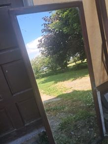 Old shop mirror