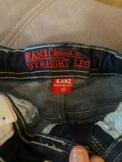 Dark blue denim jeans kids age 5